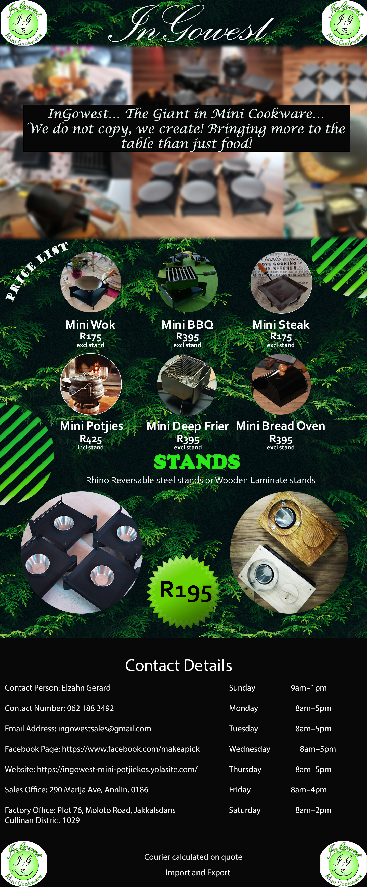 Price List